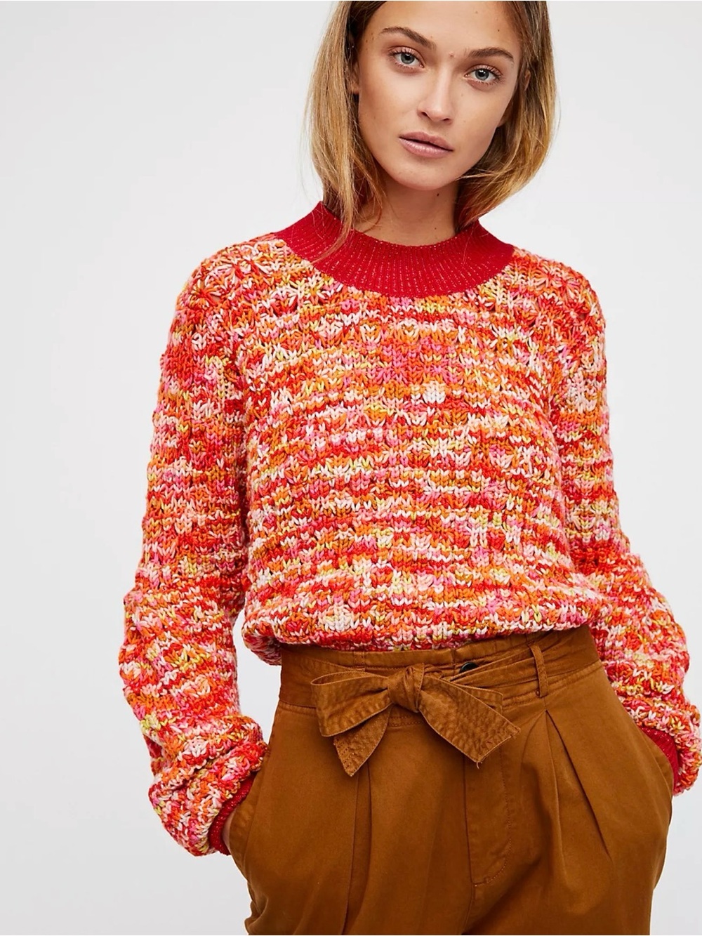 Rainbow Dash sweater by Free People Multicolor size Large